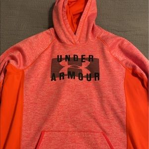 pink under armour sweatshirt